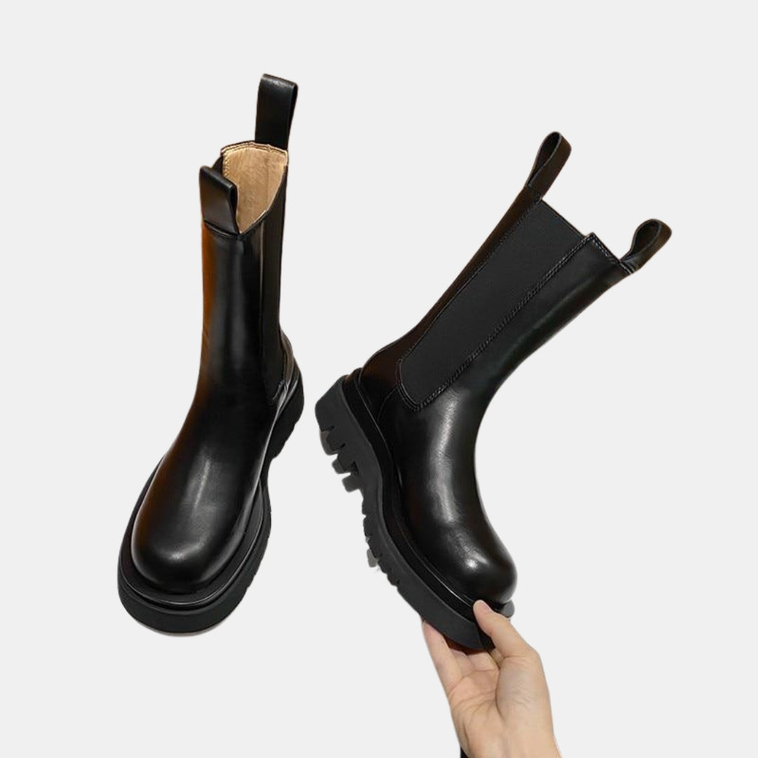 Pippa | Chunky Chelsea Boots with Lug Sole