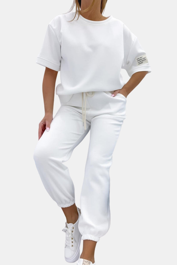 Prudence | Casual Short Sleeve Lounge Set