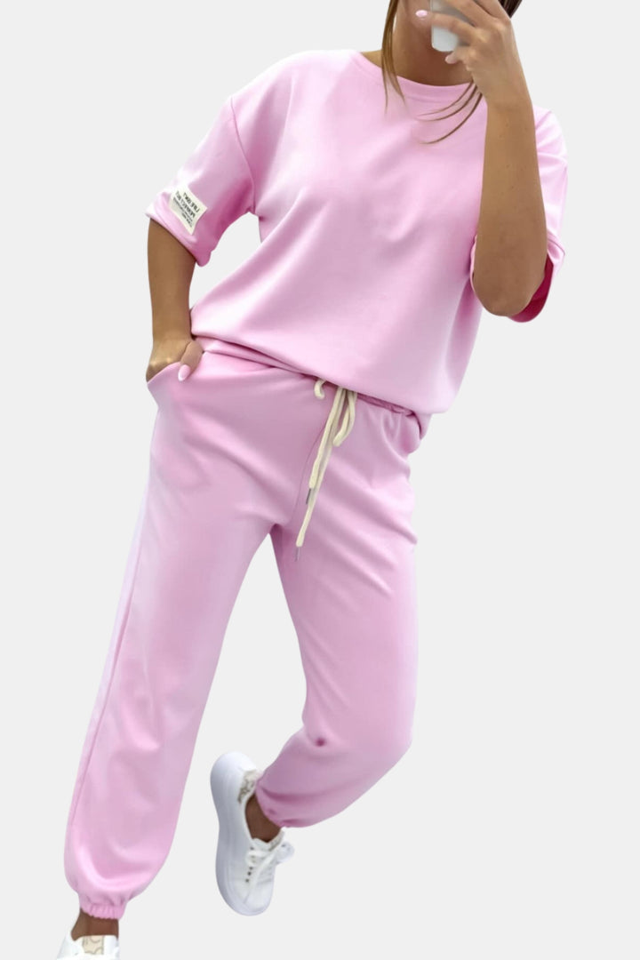 Prudence | Casual Short Sleeve Lounge Set