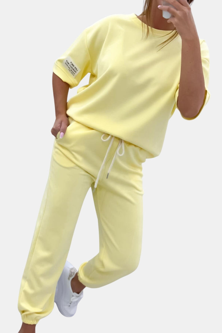 Prudence | Casual Short Sleeve Lounge Set