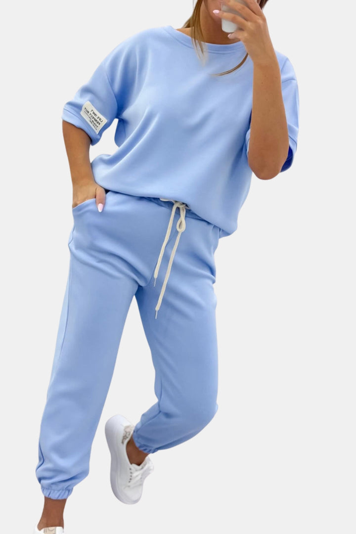 Prudence | Casual Short Sleeve Lounge Set