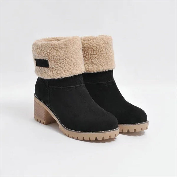 Reese | Cozy Ankle Boots with Foldover Cuff
