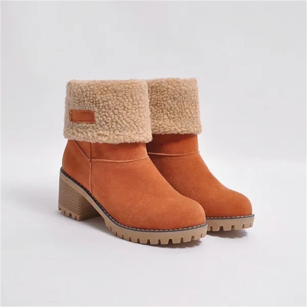 Reese | Cozy Ankle Boots with Foldover Cuff