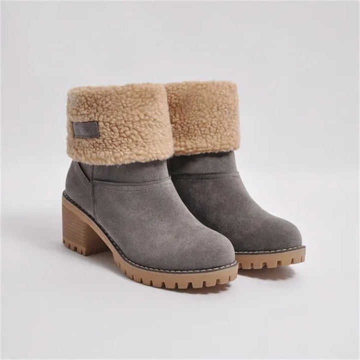 Reese | Cozy Ankle Boots with Foldover Cuff
