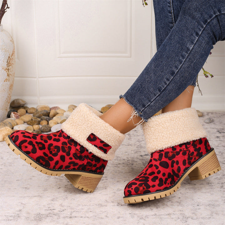 Reese | Cozy Ankle Boots with Foldover Cuff