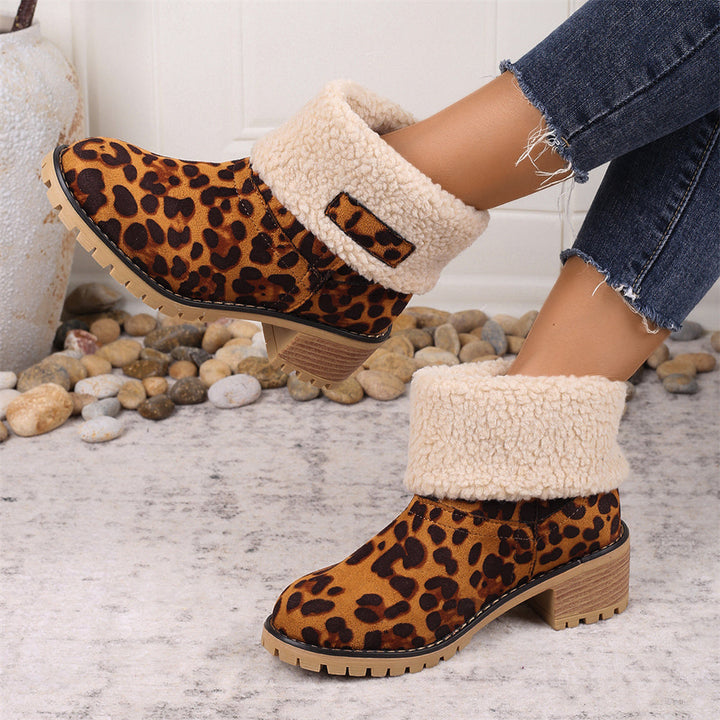 Reese | Cozy Ankle Boots with Foldover Cuff