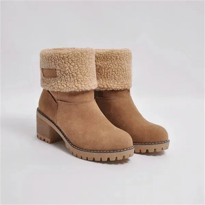 Reese | Cozy Ankle Boots with Foldover Cuff