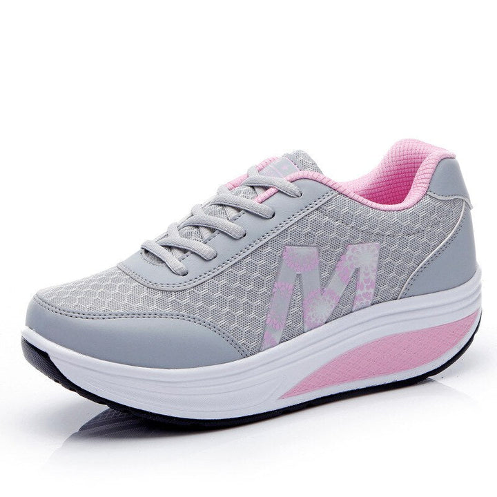 Riley | Platform Sneakers with Mesh Detail