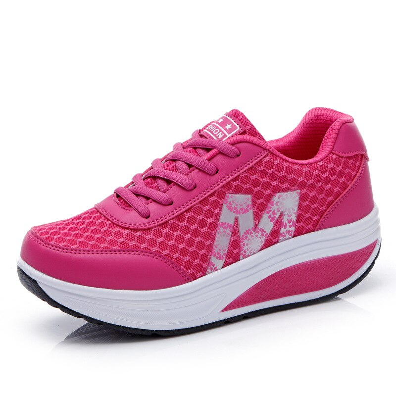 Riley | Platform Sneakers with Mesh Detail