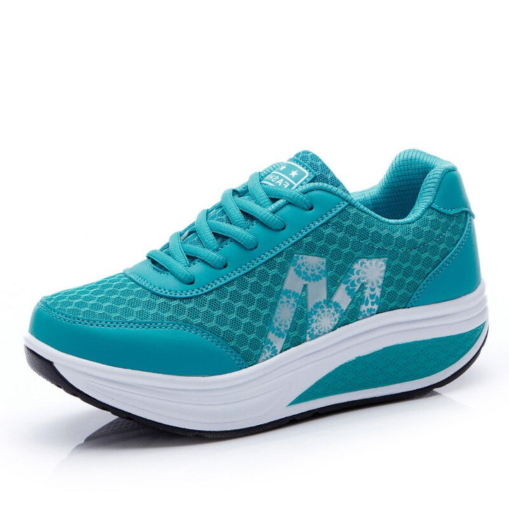 Riley | Platform Sneakers with Mesh Detail
