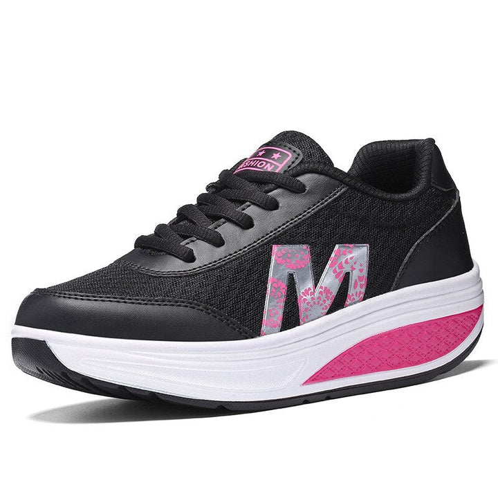 Riley | Platform Sneakers with Mesh Detail