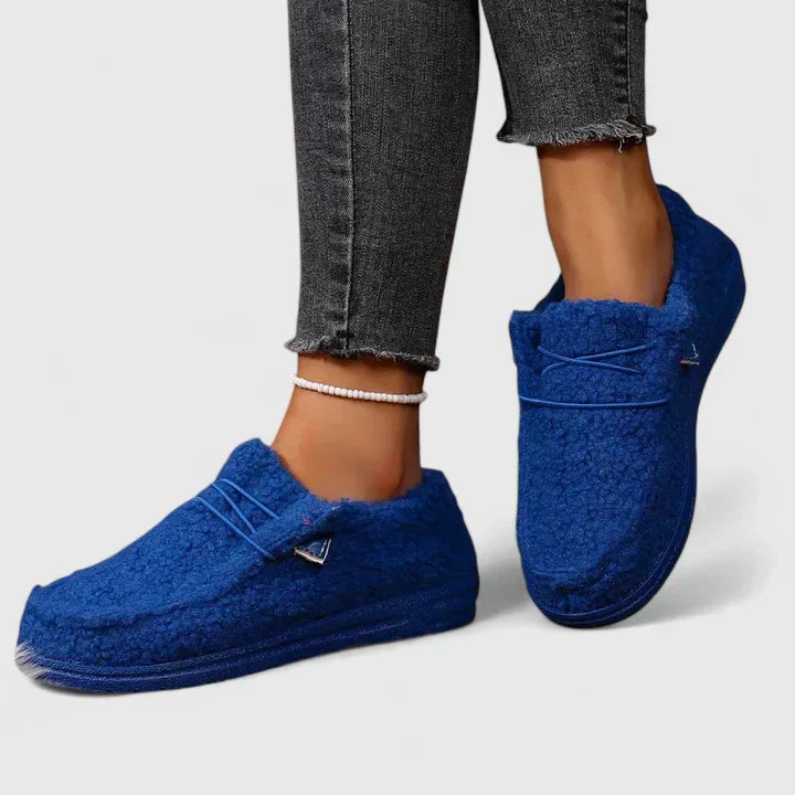 Riley | Slip On Loafers with Plush Texture