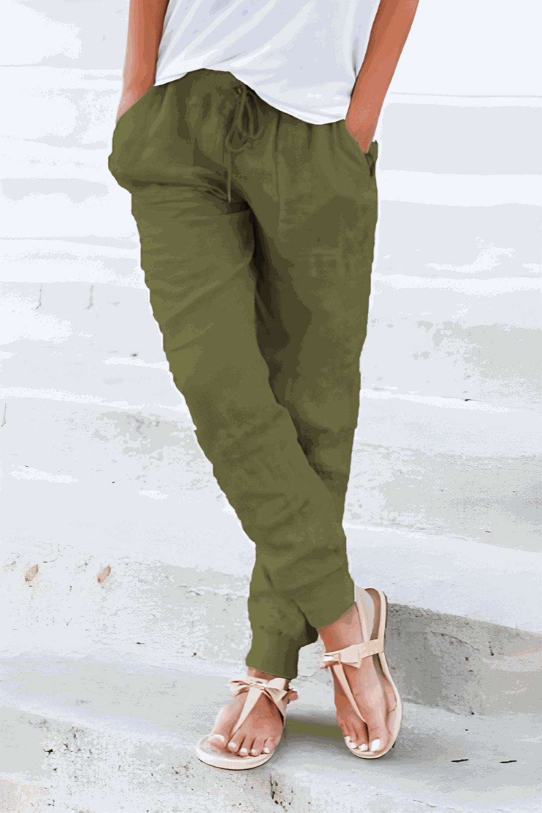 Riley | Tapered Jogger Pants With Drawstring Waist