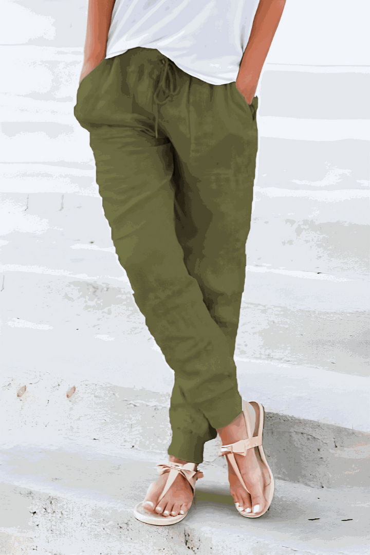 Riley | Tapered Jogger Pants With Drawstring Waist