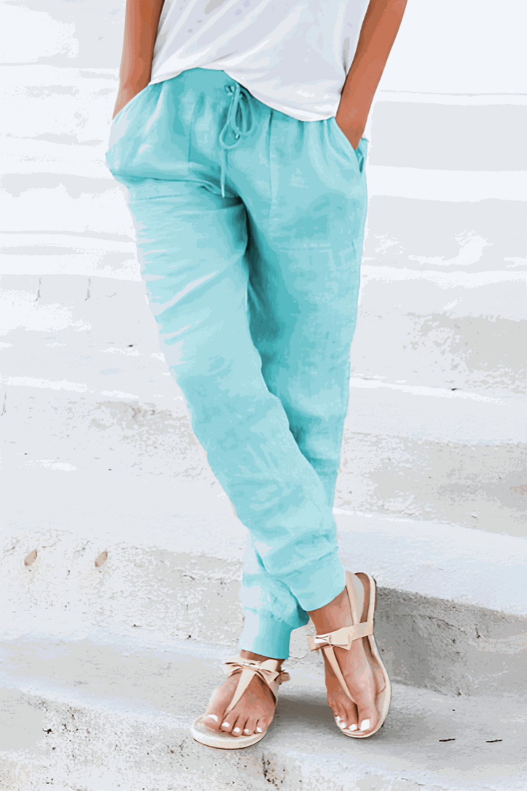 Riley | Tapered Jogger Pants With Drawstring Waist