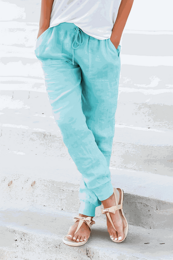 Riley | Tapered Jogger Pants With Drawstring Waist
