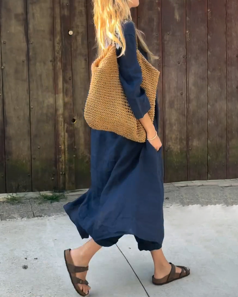 Roberta | Relaxed Two Piece Set with Long Tunic Top
