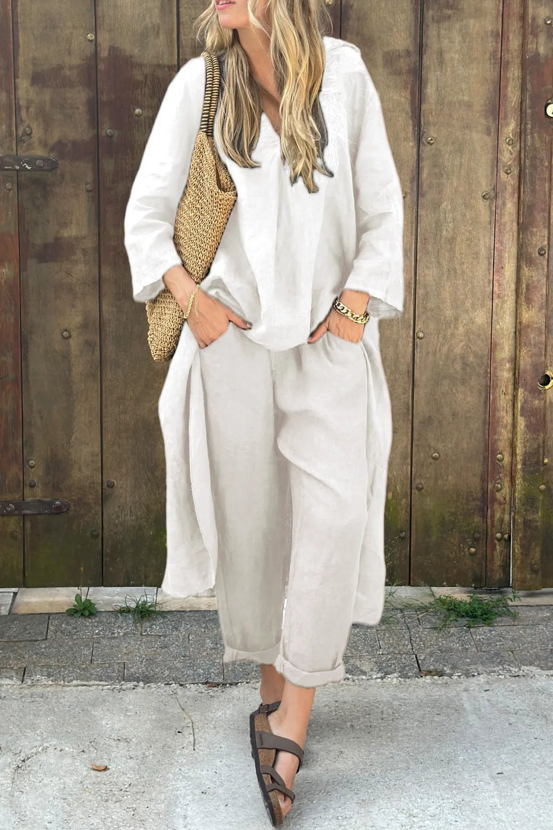 Roberta | Relaxed Two Piece Set with Long Tunic Top