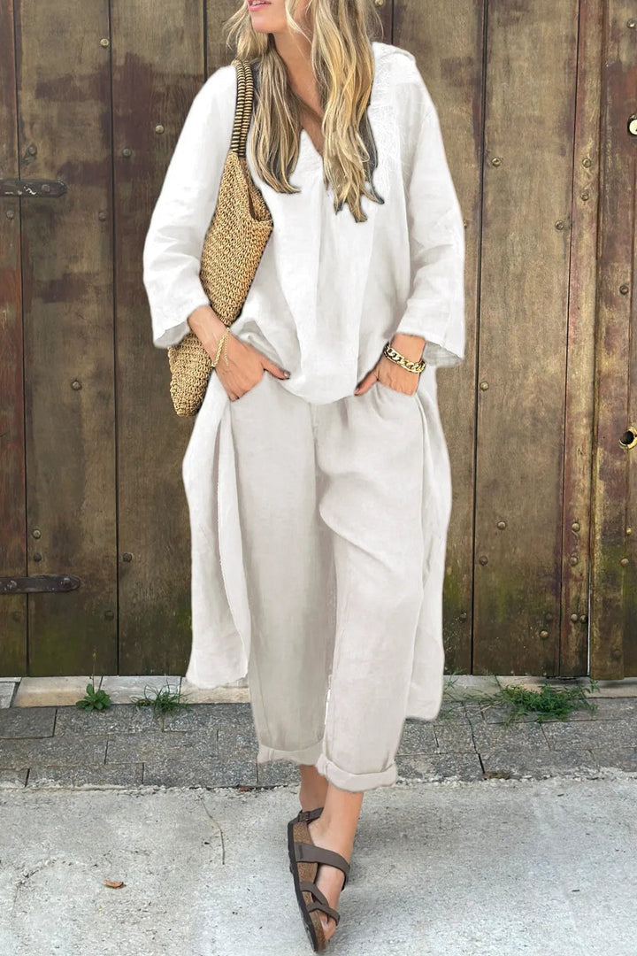 Roberta | Relaxed Two Piece Set with Long Tunic Top