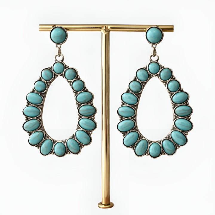 Sariah | Teardrop Crystal Drop Earrings