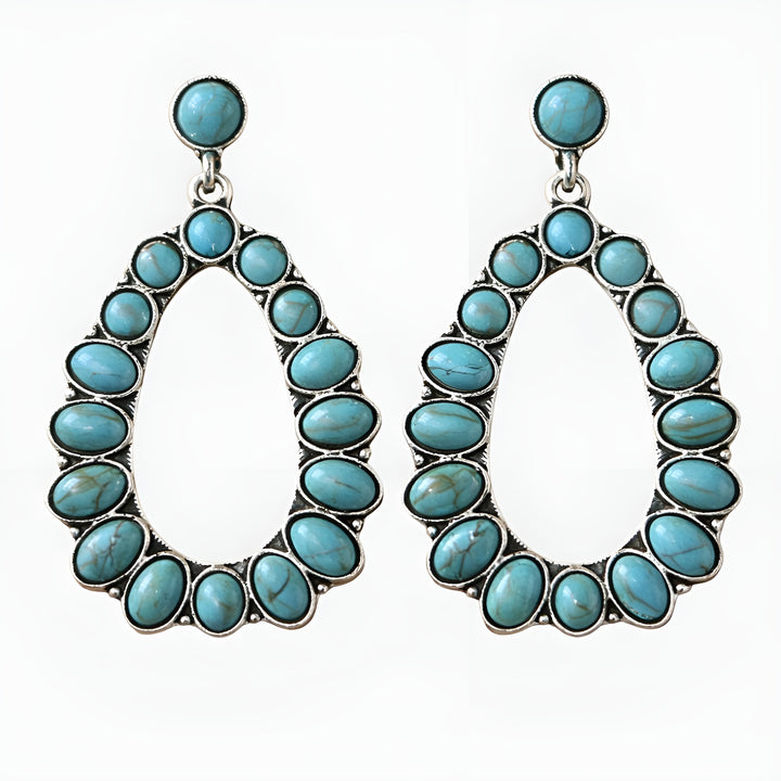 Sariah | Teardrop Crystal Drop Earrings
