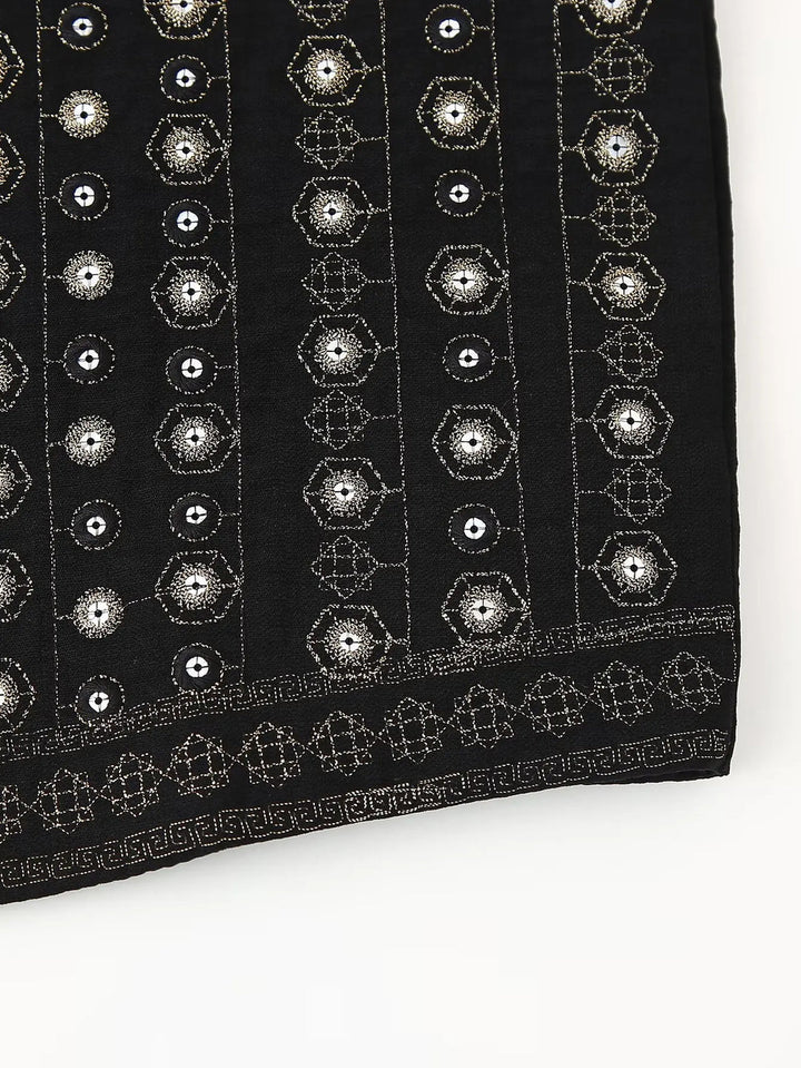 Selena | Embellished Boho Vest with Open Front