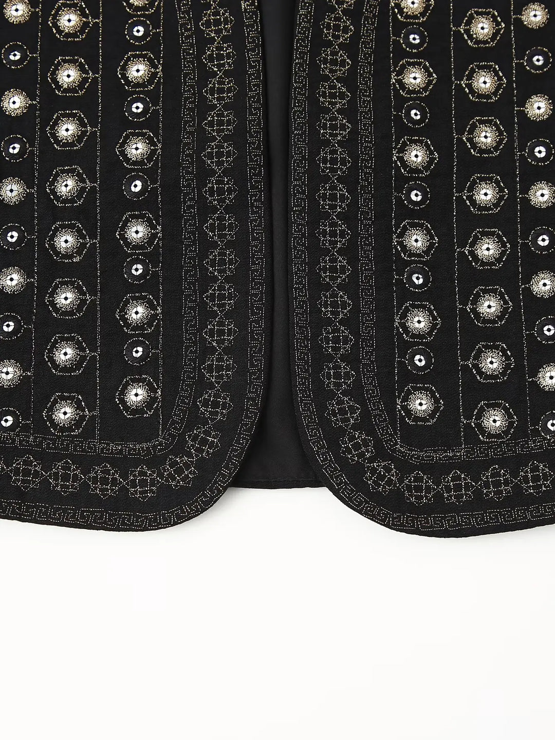 Selena | Embellished Boho Vest with Open Front