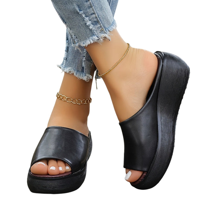 Seraphine | Platform Slide Sandals with Wide Upper
