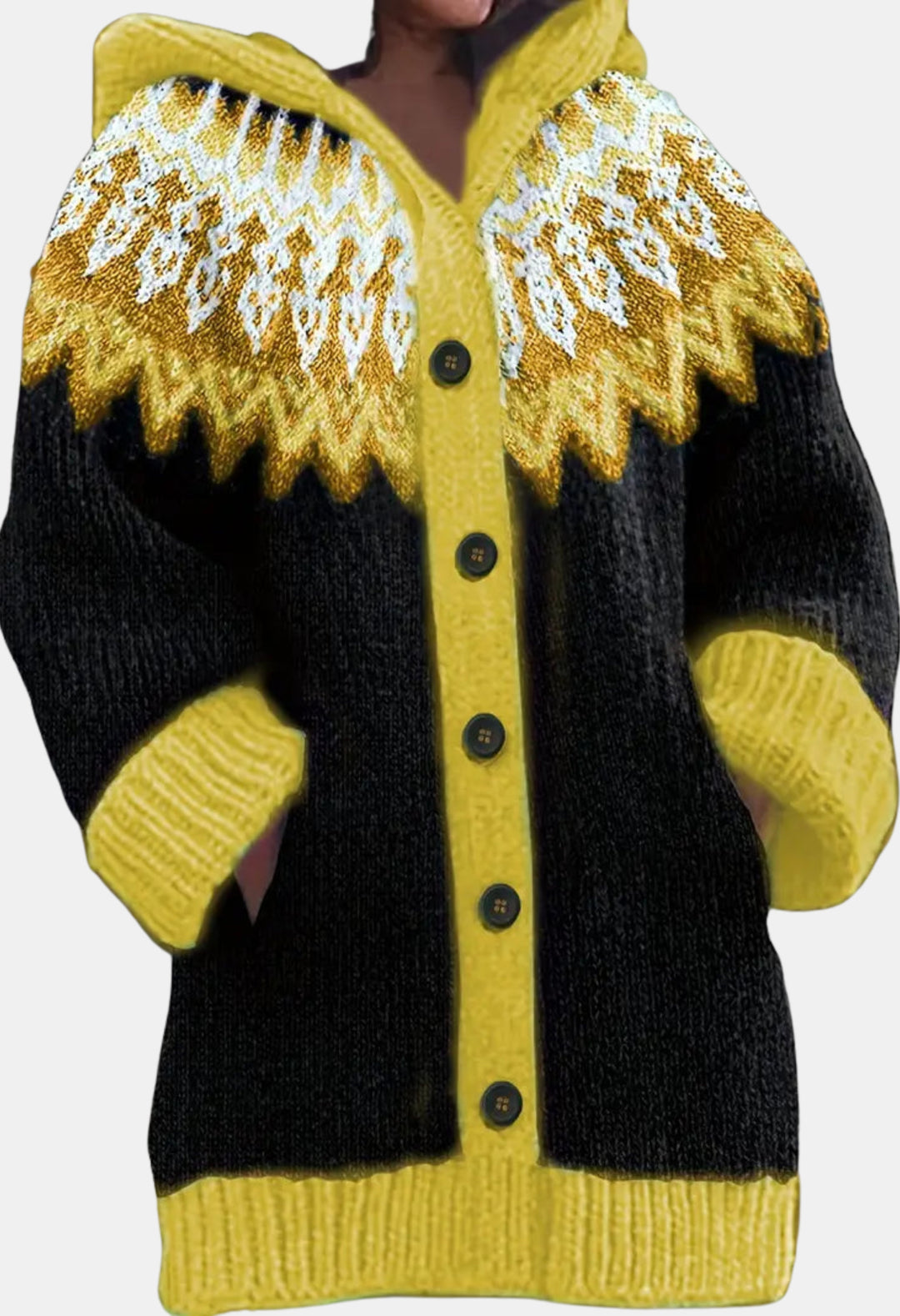 Sheridan | Hooded Knit Cardigan with Button Front