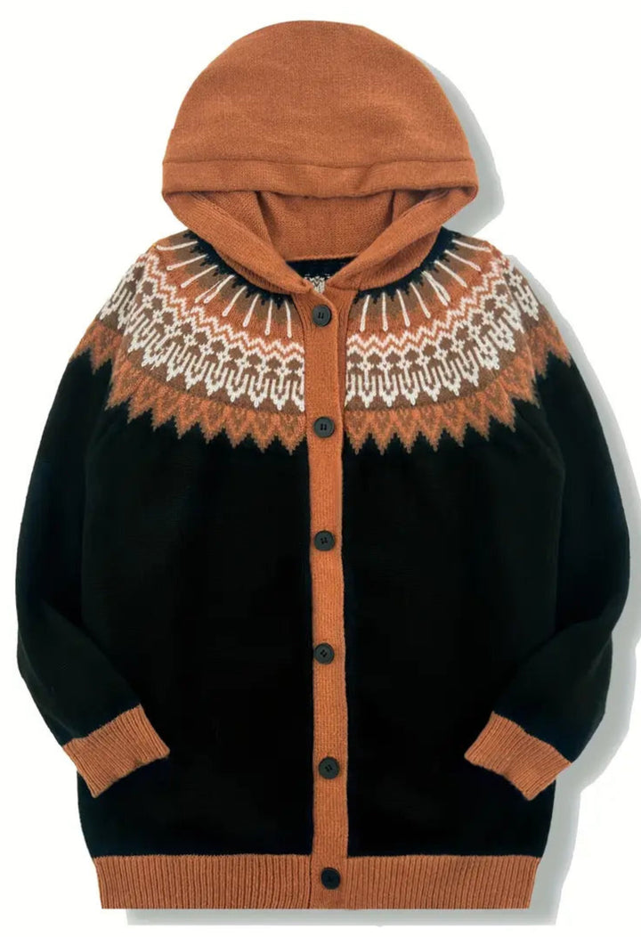 Sheridan | Hooded Knit Cardigan with Button Front