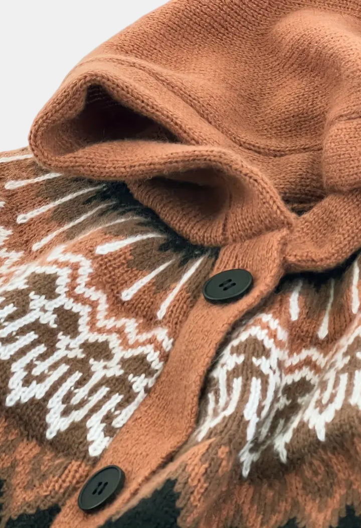 Sheridan | Hooded Knit Cardigan with Button Front