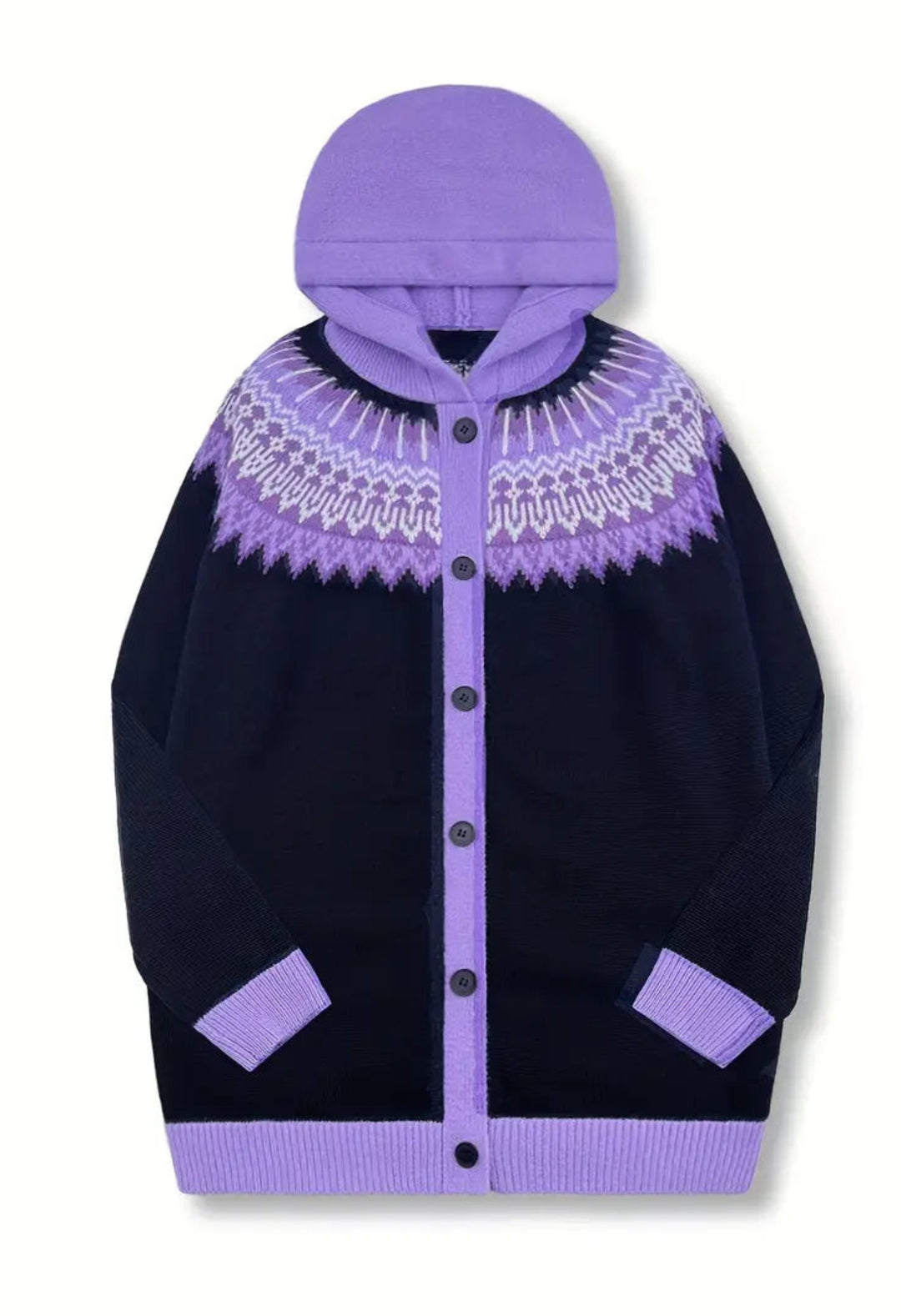 Sheridan | Hooded Knit Cardigan with Button Front