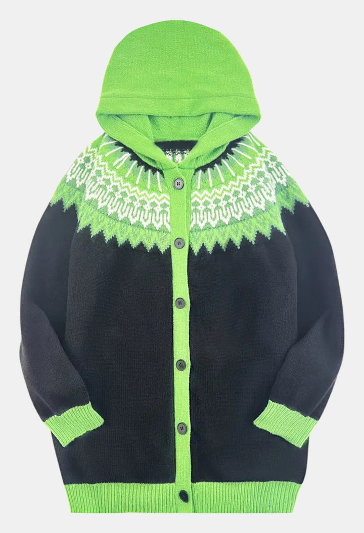 Sheridan | Hooded Knit Cardigan with Button Front