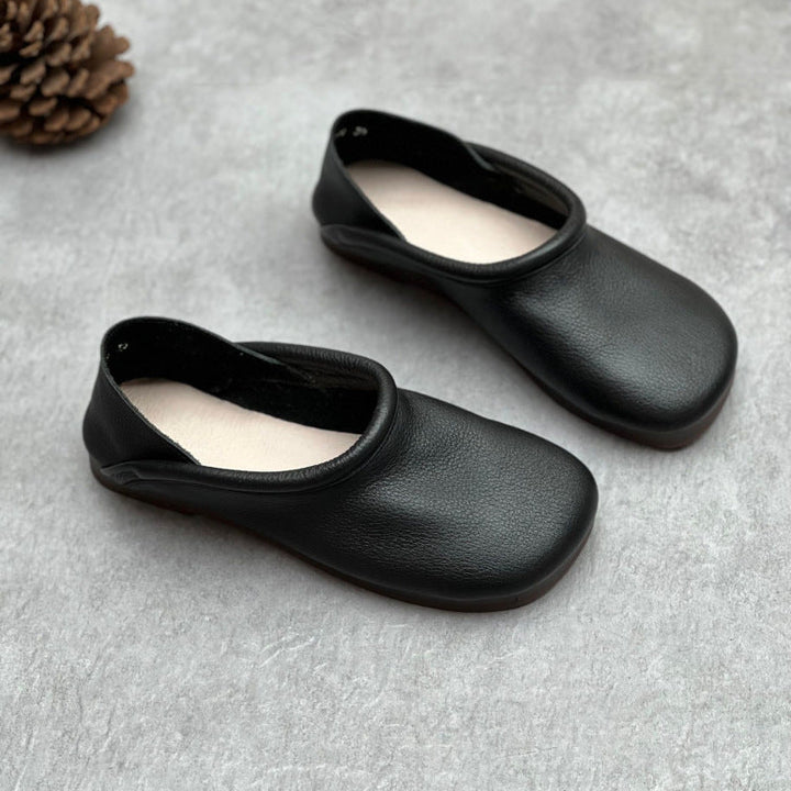 Sidonie | Minimalist Ballet Flats with Rounded Toe
