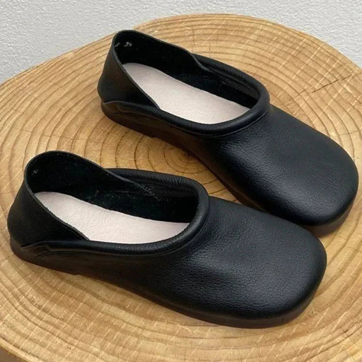Sidonie | Minimalist Ballet Flats with Rounded Toe