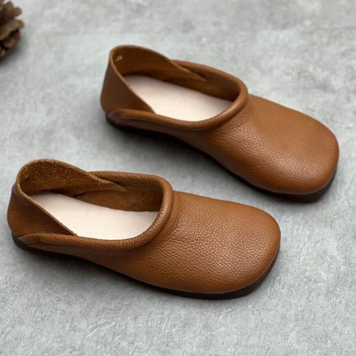 Sidonie | Minimalist Ballet Flats with Rounded Toe