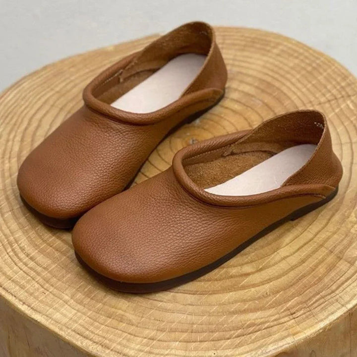 Sidonie | Minimalist Ballet Flats with Rounded Toe