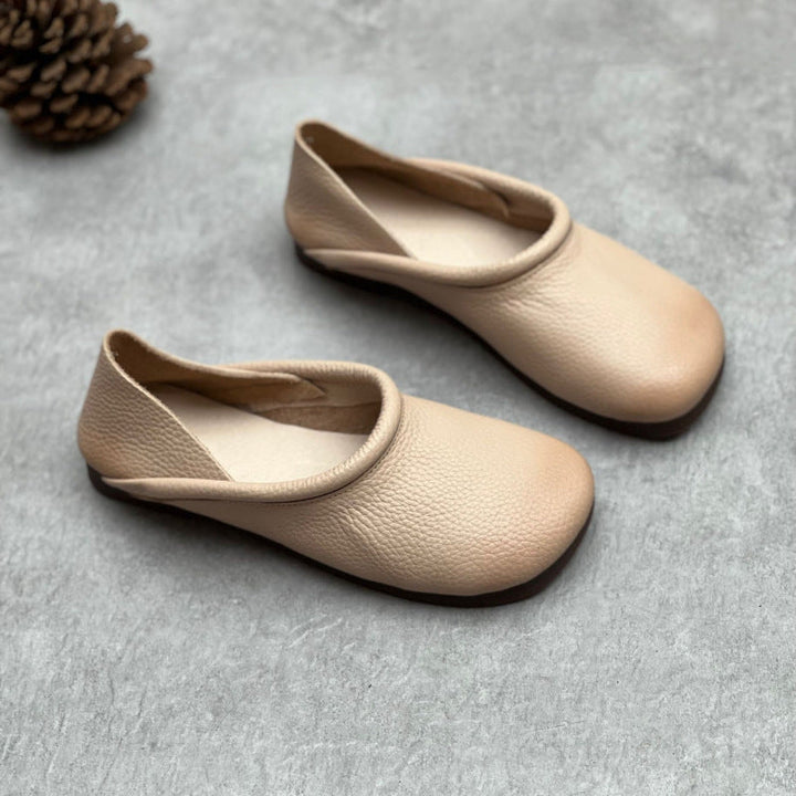 Sidonie | Minimalist Ballet Flats with Rounded Toe