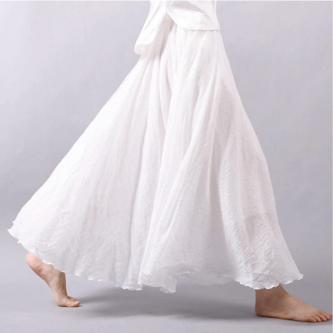 Sienna | Flowing Maxi Skirt With Ruffle Hem