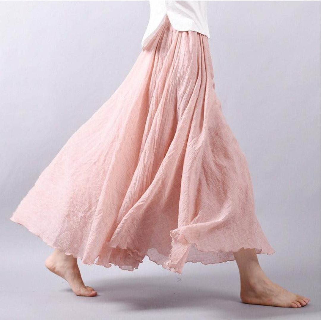 Sienna | Flowing Maxi Skirt With Ruffle Hem