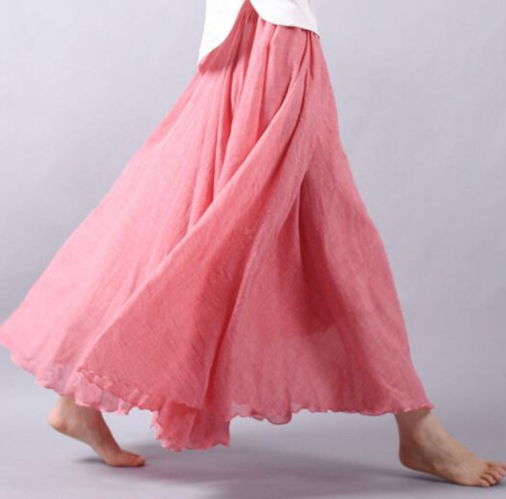 Sienna | Flowing Maxi Skirt With Ruffle Hem