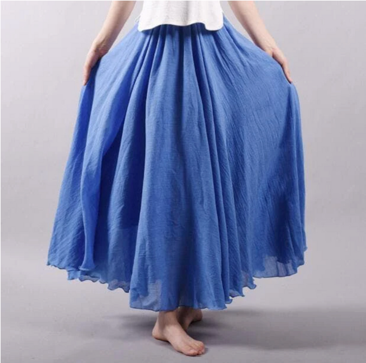 Sienna | Flowing Maxi Skirt With Ruffle Hem