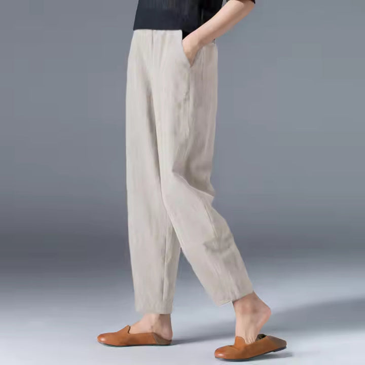 Sloane | Relaxed Tapered Pants With Elastic Waist