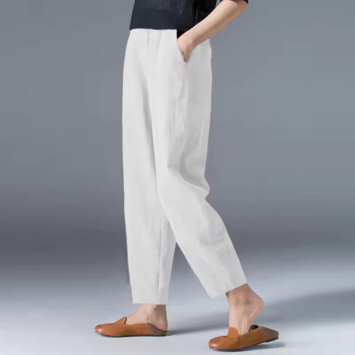Sloane | Relaxed Tapered Pants With Elastic Waist