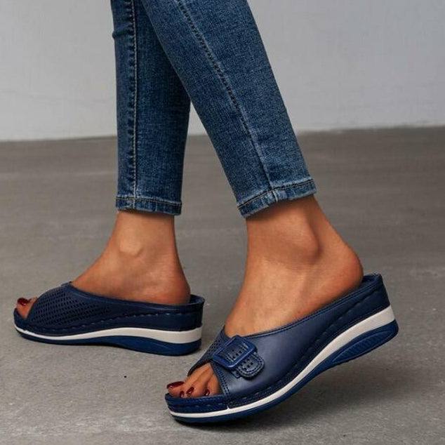 Sophie | Slide Sandals with Adjustable Strap