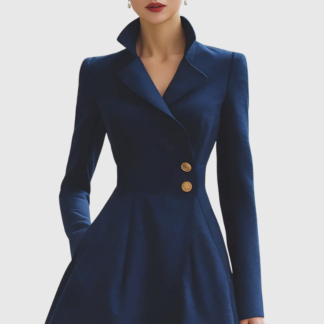 Sorelle | Structured Coat-Style Midi Dress