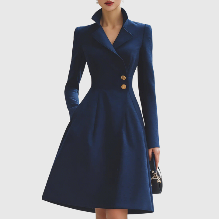Sorelle | Structured Coat-Style Midi Dress