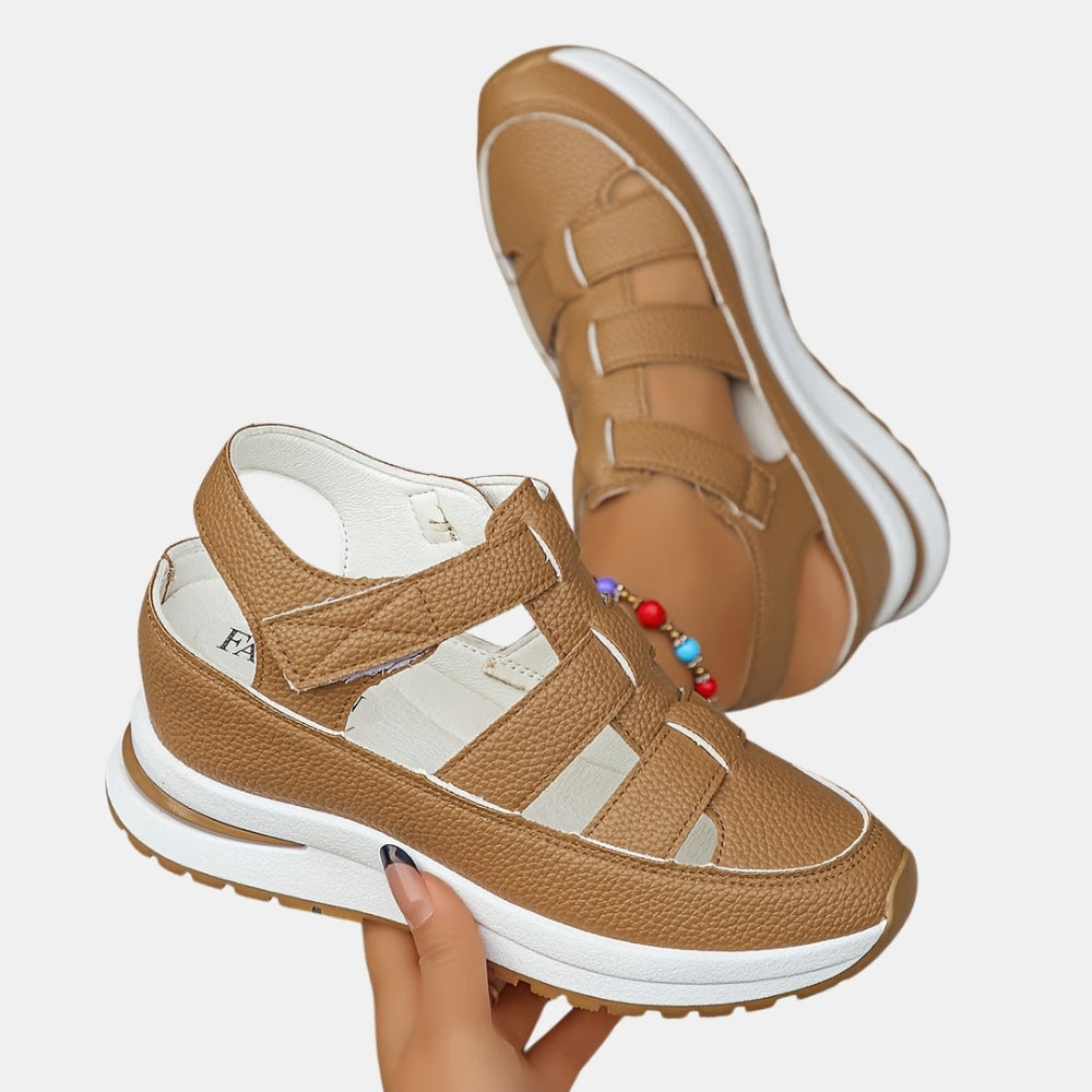 Synthia | Platform Sport Sandals with Adjustable Straps