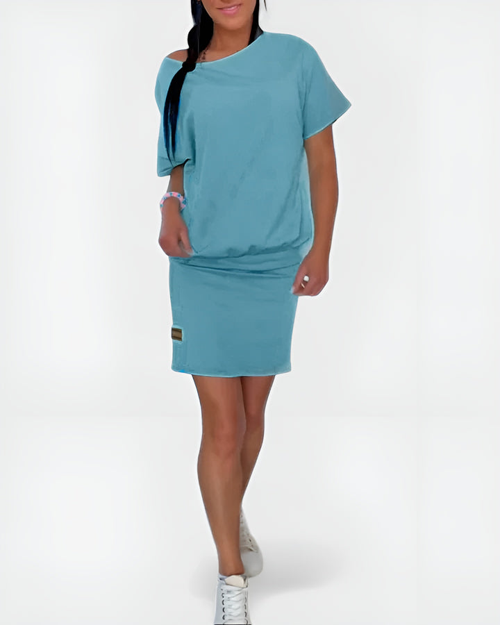 Syvendra | Relaxed Short Sleeve Dress