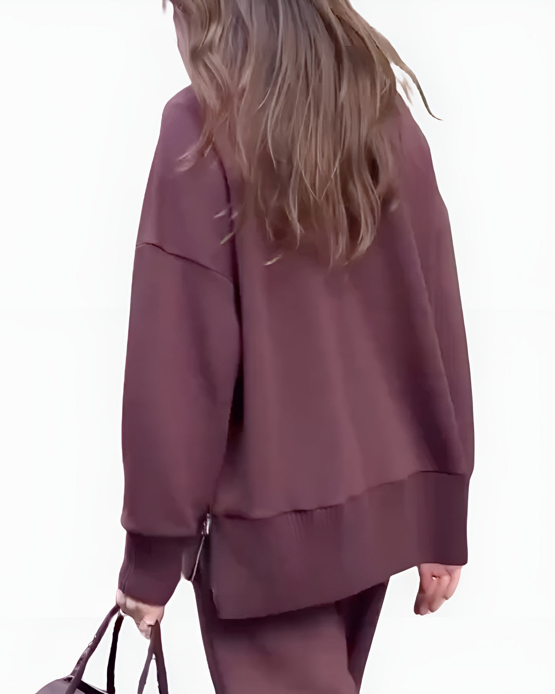 Tavelle | Knit Lounge Set with Turtleneck Top